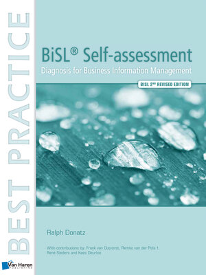 cover image of BiSL&#174; Self-assessment  -diagnosis for business information management--2nd revised edition